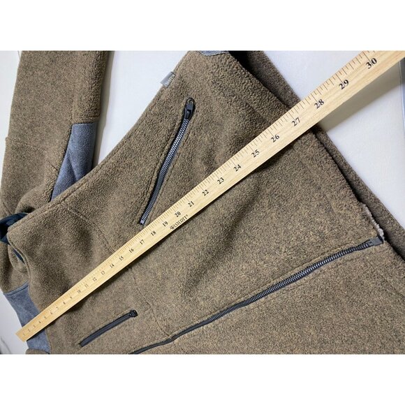 Kuhl Mens Alpenwurx Fleece Full Zip Jacket Size Medium Brown Faux Sherpa Outdoor - Picture 5 of 16